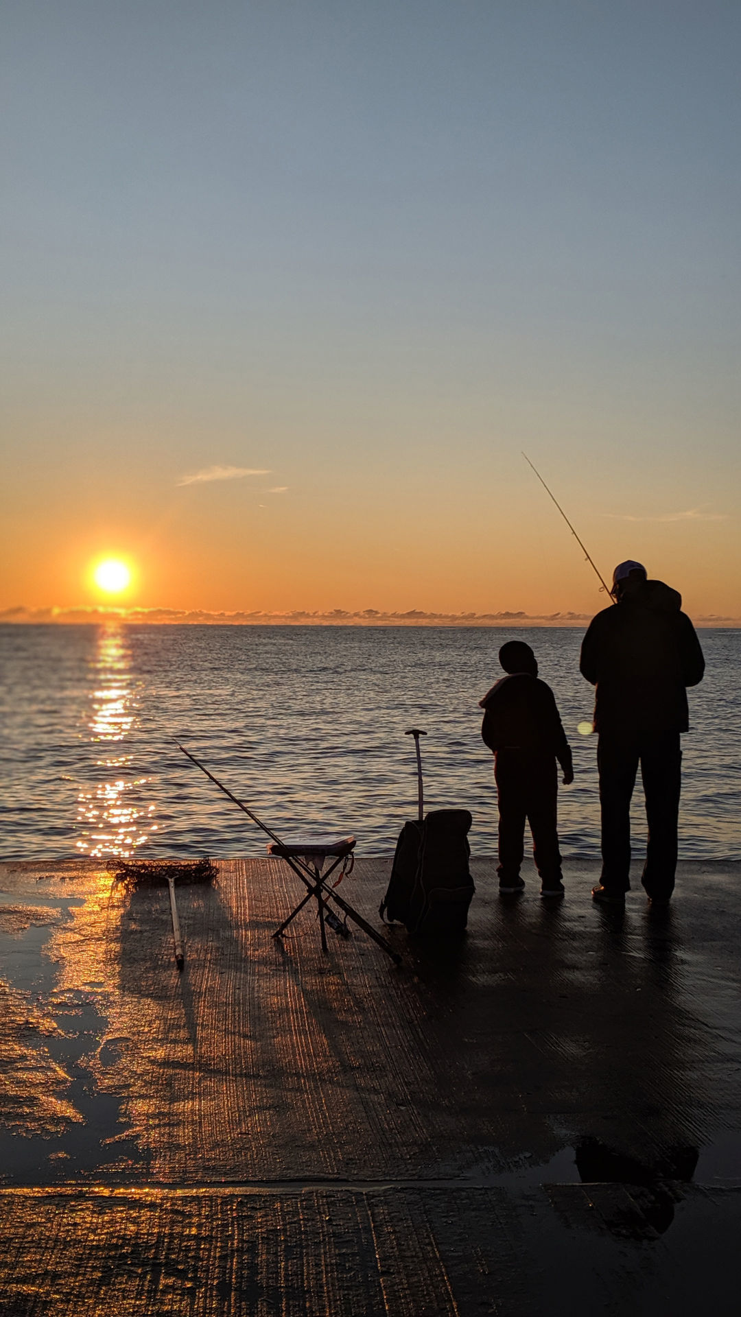 Cathy Ortiz: Fishing at sunrise